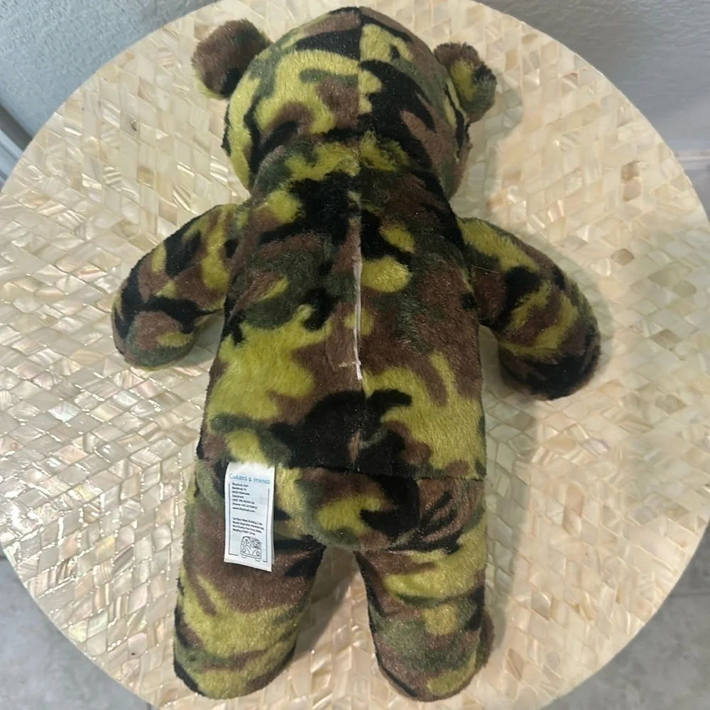 Camo teddy bear